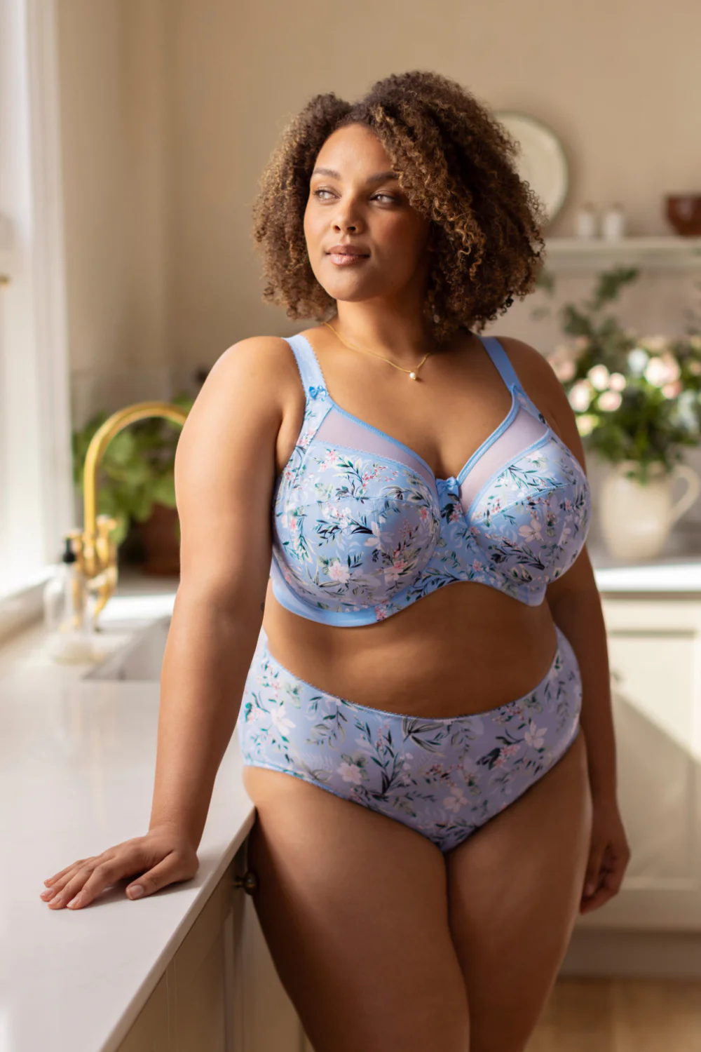 Goddess Kayla Full Brief, Cornflower (GD6168) - Image 4