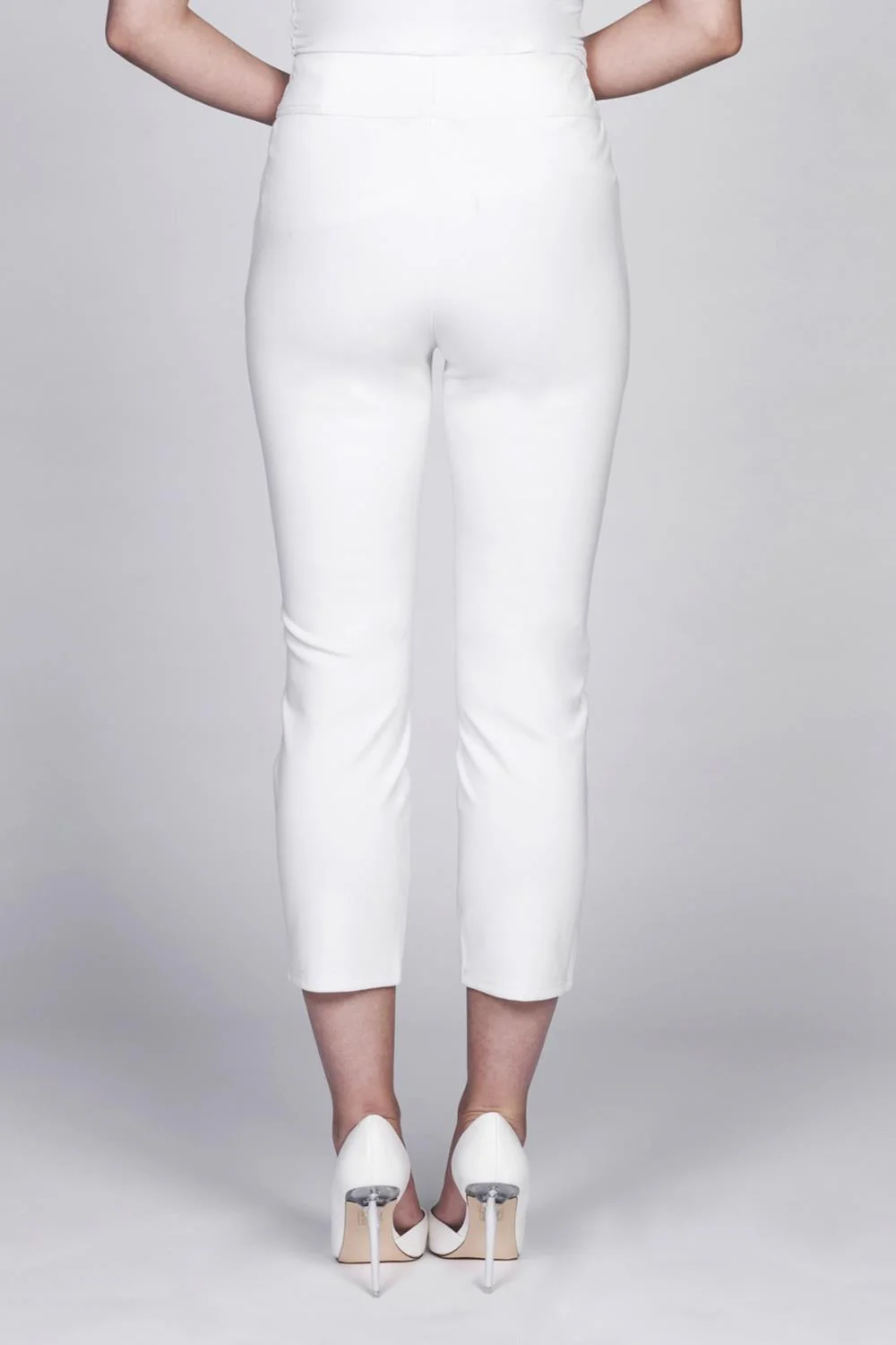 Lace Trim Capri Leggings 317-0296 - Image 5