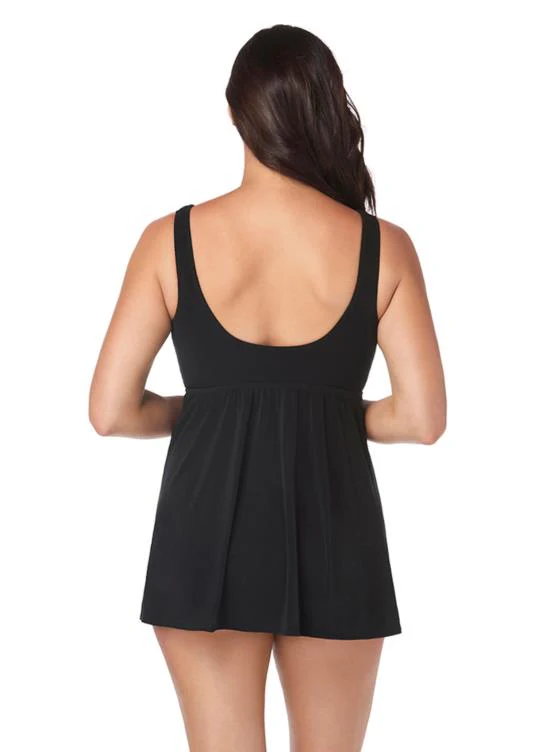 Longitude Solid Cowl Neck Swimdress L190437 - Image 3